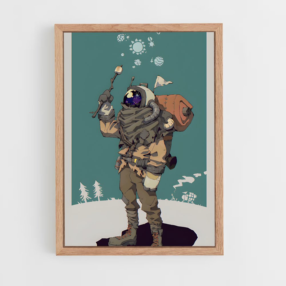 Poster Explorateur des Étoiles – affiche Outer wilds (vue 4)